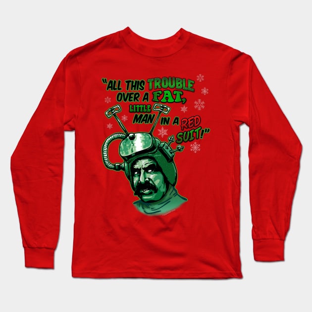 Martian Humbug Long Sleeve T-Shirt by marlowinc